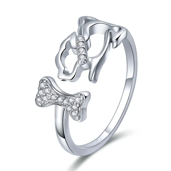 (immagine per) Anello aperto tipo Pandora Compagnia del cane - SCR416