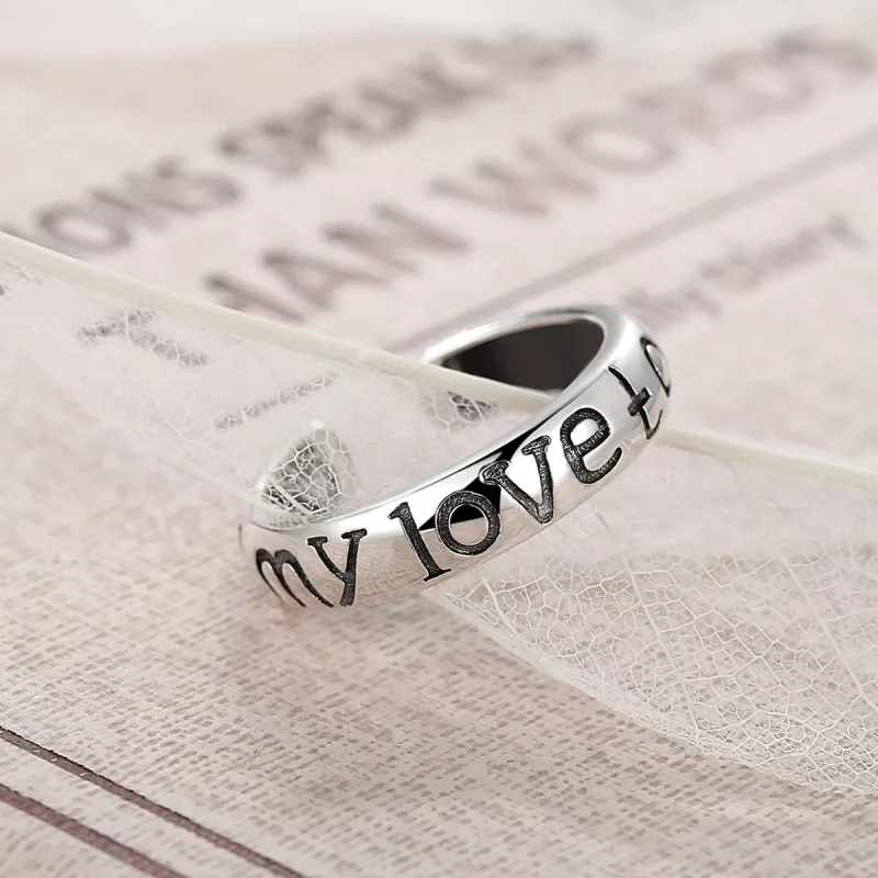 (immagine per) Anello aperto tipo Pandora Coppie d'amore - VSR014 - Visualizza 6