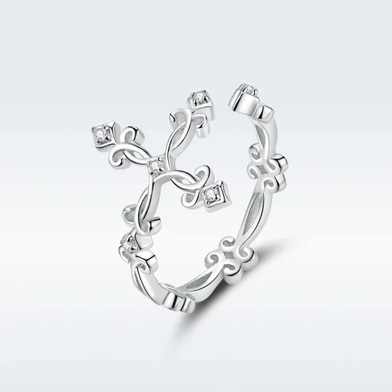 (immagine per) Anello aperto tipo Pandora Croce - BSR041