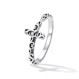 (immagine per) Anello aperto tipo Pandora Croce d'epoca - VSR162