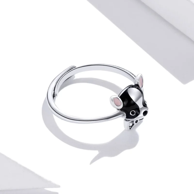 (immagine per) Anello aperto tipo Pandora Cucciolo di Chihuahua - SCR695 - Visualizza 4