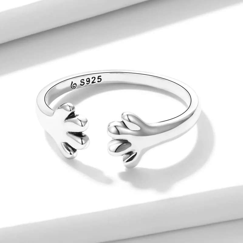 (immagine per) Anello aperto tipo Pandora Cucciolo tenero - BSR225 - Visualizza 3