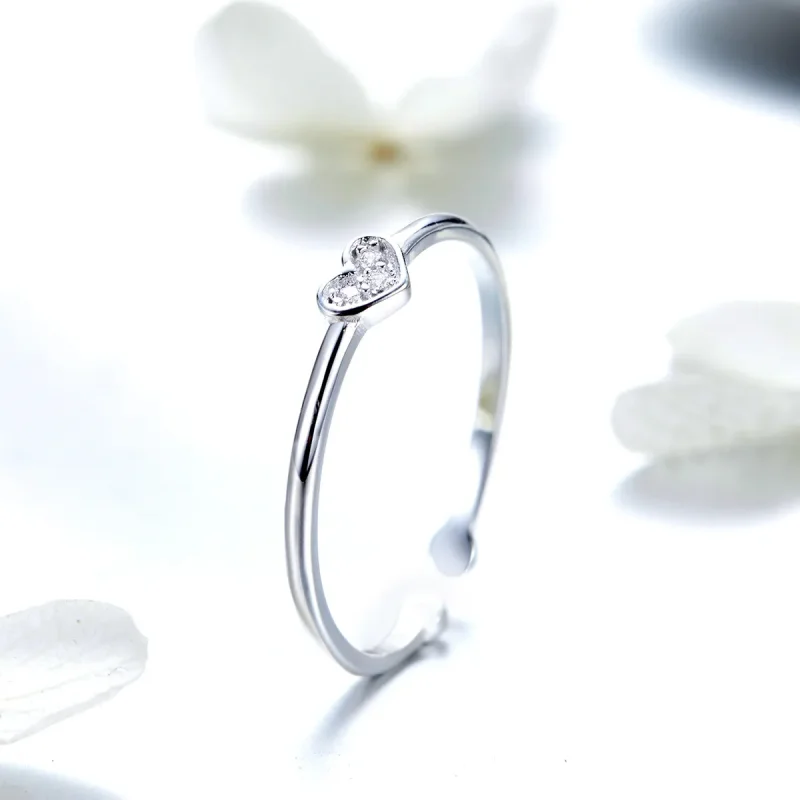 (immagine per) Anello aperto tipo Pandora Cuore di signora - SCR491 - Visualizza 2