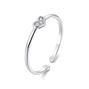 (immagine per) Anello aperto tipo Pandora Cuore di signora - SCR491