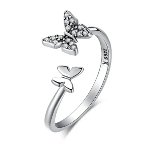 (immagine per) Anello aperto tipo Pandora Danza delle Farfalle - SCR087