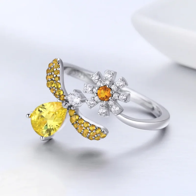 (immagine per) Anello aperto tipo Pandora Desiderio dell'ape - SCR348 - Visualizza 2