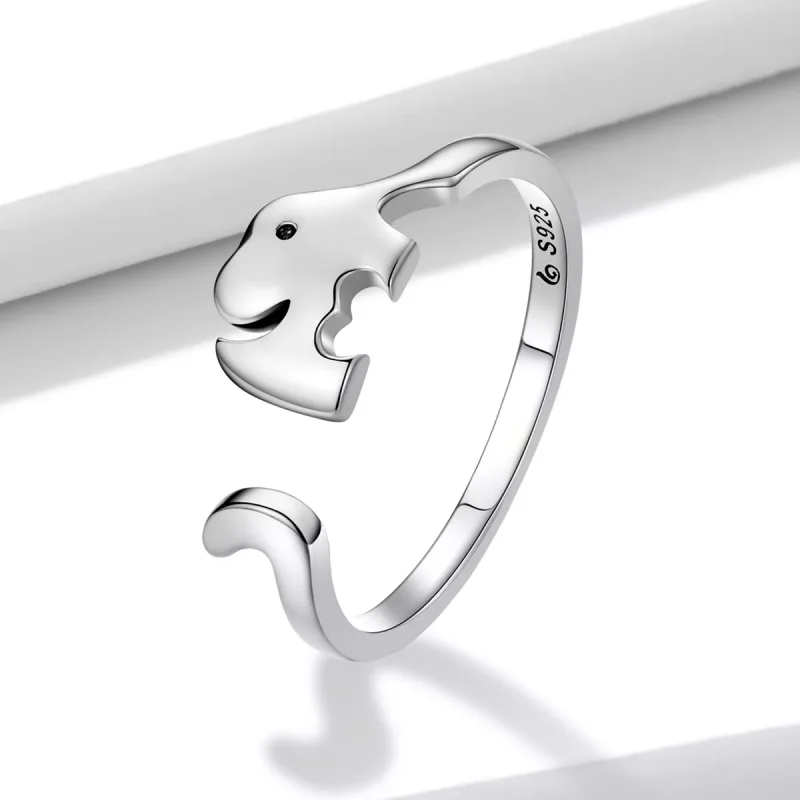 (immagine per) Anello aperto tipo Pandora Elefante - BSR227 - Visualizza 2