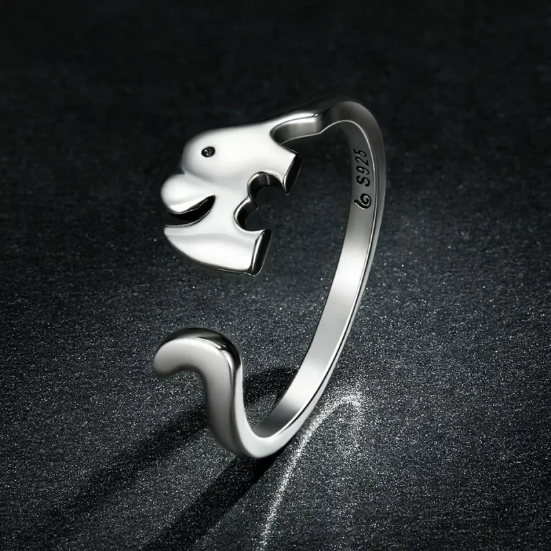 (immagine per) Anello aperto tipo Pandora Elefante - BSR227 - Visualizza 5