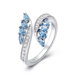 (immagine per) Anello aperto tipo Pandora Elegante ramo di salice - BSR005