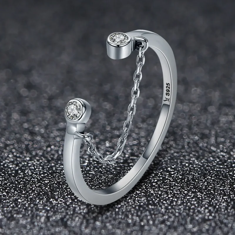 (immagine per) Anello aperto tipo Pandora Faccia sorridente - SCR216 - Visualizza 3