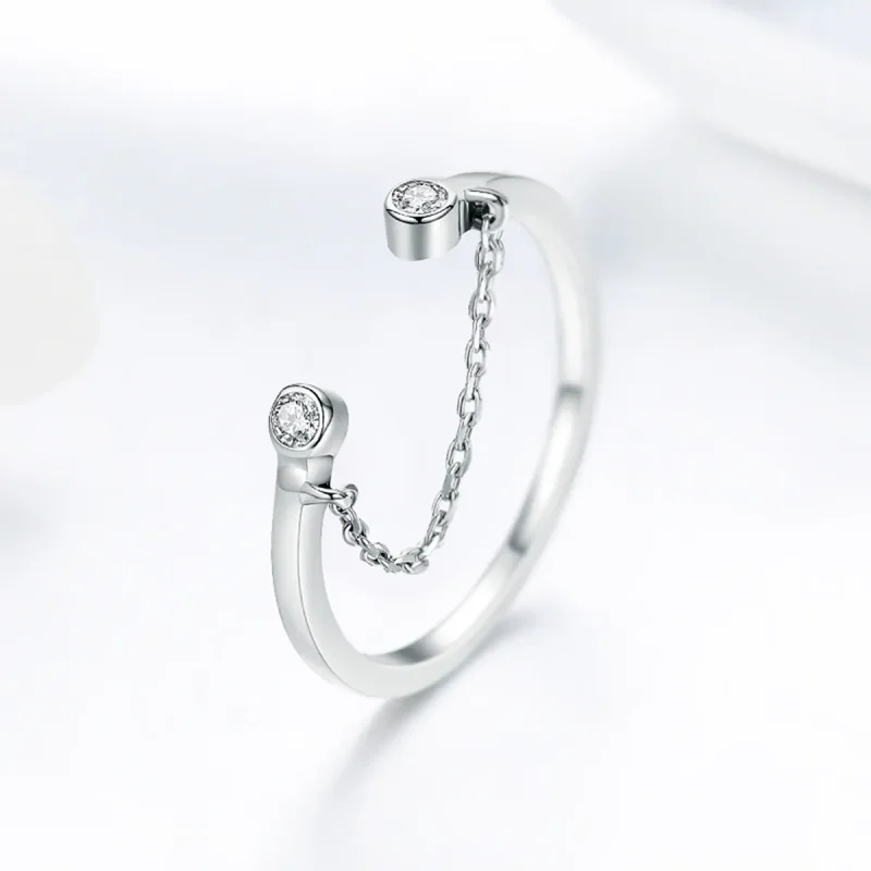 (immagine per) Anello aperto tipo Pandora Faccia sorridente - SCR216 - Visualizza 4