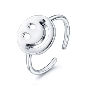 (immagine per) Anello aperto tipo Pandora Faccina carina - VSR117