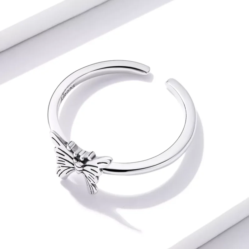 (immagine per) Anello aperto tipo Pandora Farfalla a coda di rondine - BSR195 - Visualizza 3