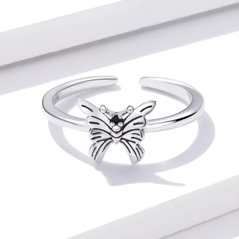 (immagine per) Anello aperto tipo Pandora Farfalla a coda di rondine - BSR195 - Visualizza 4