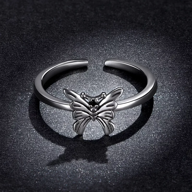 (immagine per) Anello aperto tipo Pandora Farfalla a coda di rondine - BSR195 - Visualizza 5