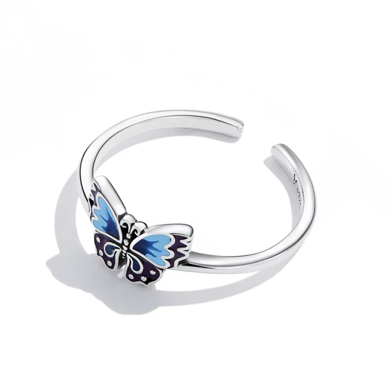 (immagine per) Anello aperto tipo Pandora Farfalla retrò - SCR802 - Visualizza 4