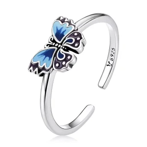(immagine per) Anello aperto tipo Pandora Farfalla retrò - SCR802