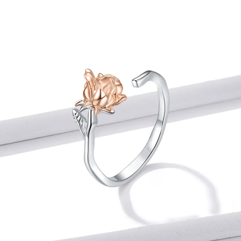 (immagine per) Anello aperto tipo Pandora Fiore - BSR134 - Visualizza 2