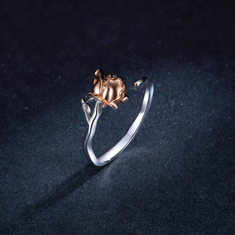 (immagine per) Anello aperto tipo Pandora Fiore - BSR134 - Visualizza 5