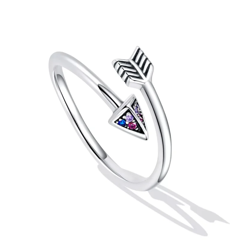 (immagine per) Anello aperto tipo Pandora Freccia d'amore - SCR820 - Visualizza 5