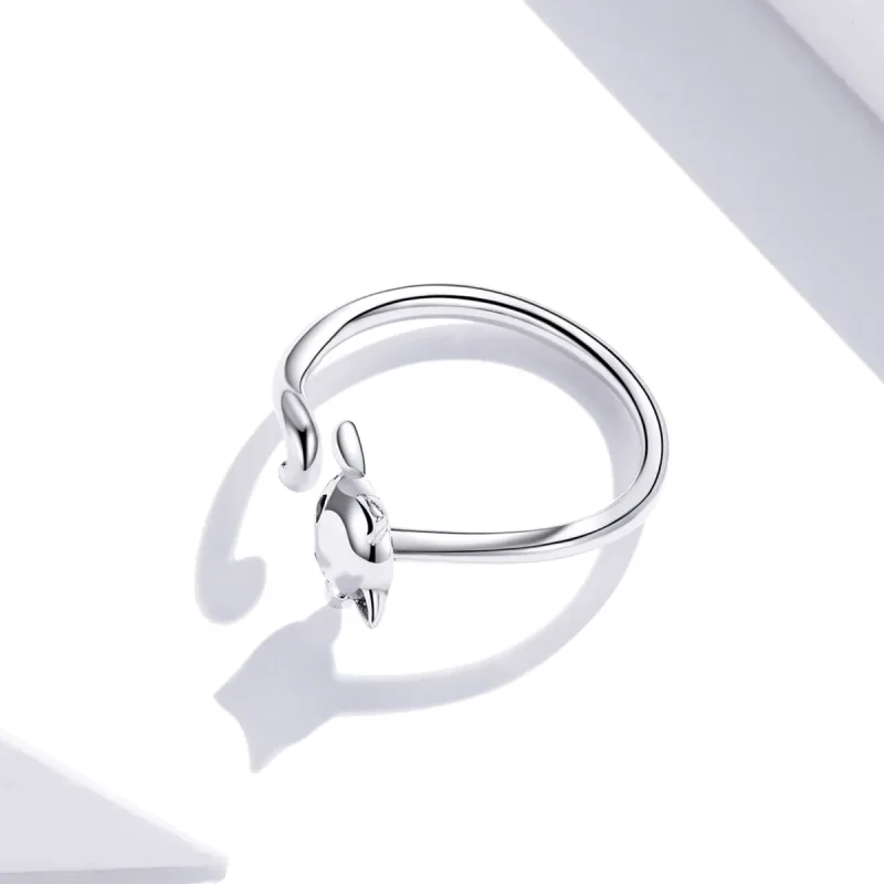(immagine per) Anello aperto tipo Pandora Gatto carino - SCR707 - Visualizza 4