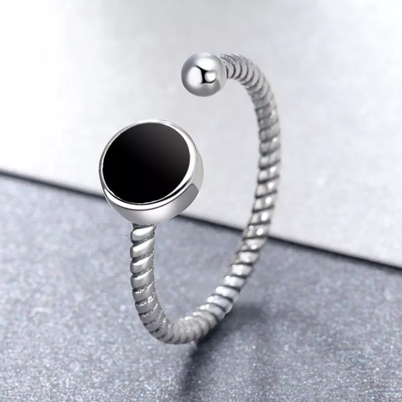 (immagine per) Anello aperto tipo Pandora Geometria moderna - VSR157 - Visualizza 3