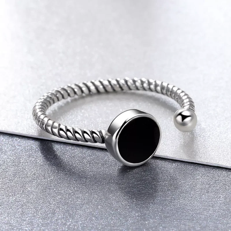 (immagine per) Anello aperto tipo Pandora Geometria moderna - VSR157 - Visualizza 4