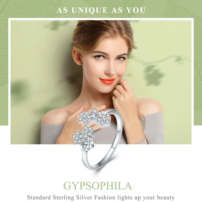 (immagine per) Anello aperto tipo Pandora Gipsofila - BSR021 - Visualizza 6