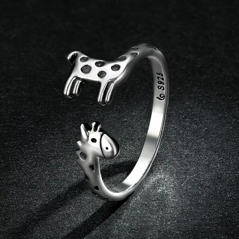 (immagine per) Anello aperto tipo Pandora Giraffa - BSR228 - Visualizza 5
