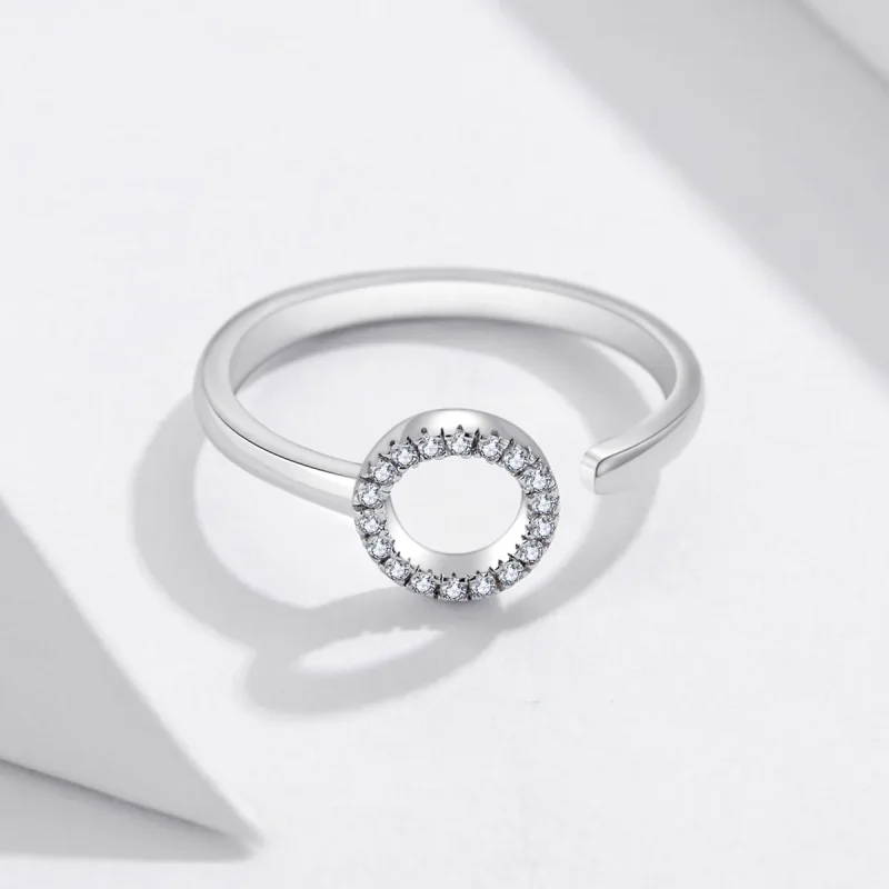 (immagine per) Anello aperto tipo Pandora Halo - SCR545 - Visualizza 4
