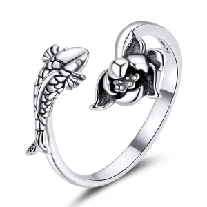 (immagine per) Anello aperto tipo Pandora Koi arruffato - BSR201
