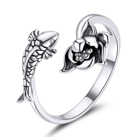 (immagine per) Anello aperto tipo Pandora Koi arruffato - BSR201