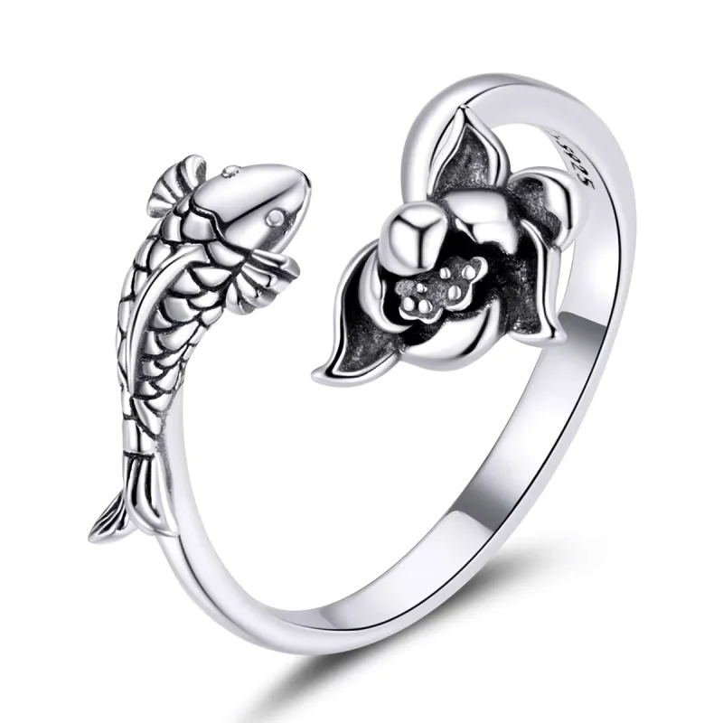(immagine per) Anello aperto tipo Pandora Koi arruffato - BSR201