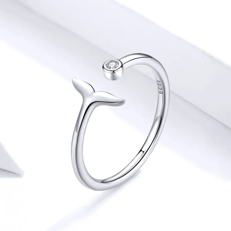 (immagine per) Anello aperto tipo Pandora Lacrima di sirena - SCR618-A - Visualizza 4