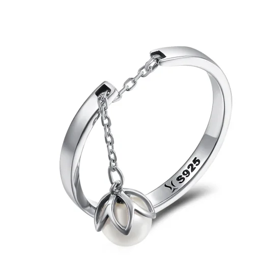 (immagine per) Anello aperto tipo Pandora Lacrime di fiori - SCR165
