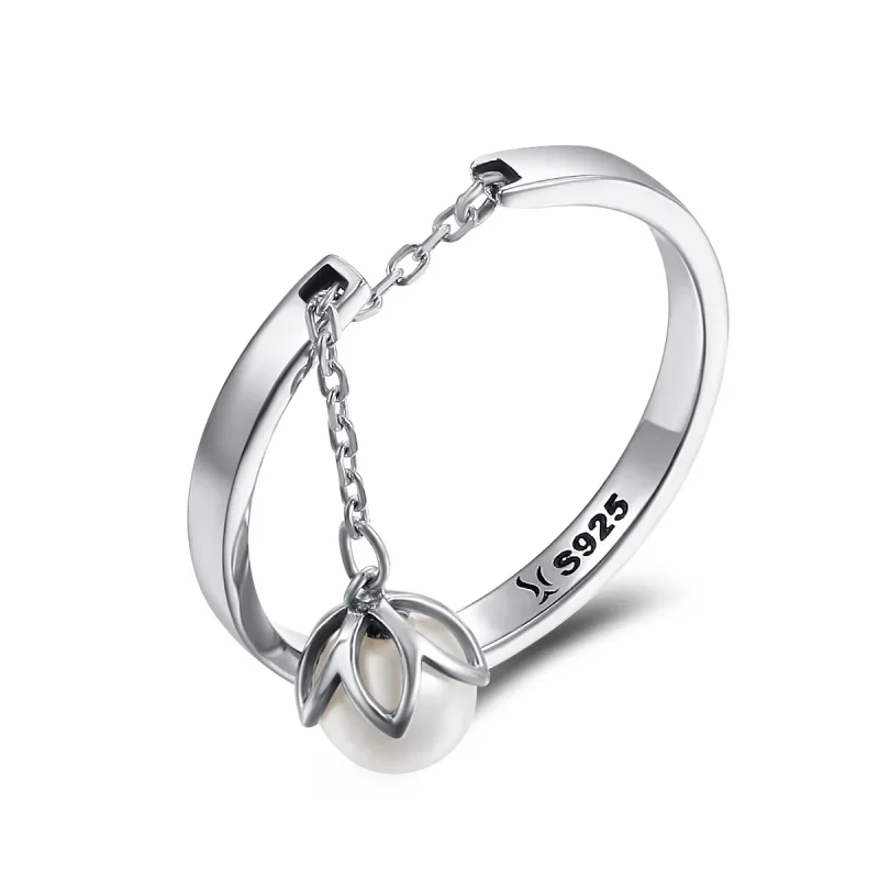 (immagine per) Anello aperto tipo Pandora Lacrime di fiori - SCR165