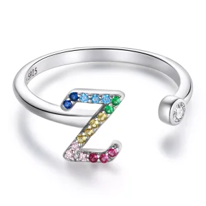 (immagine per) Anello aperto tipo Pandora Lettera colorata-Z - SCR723-Z