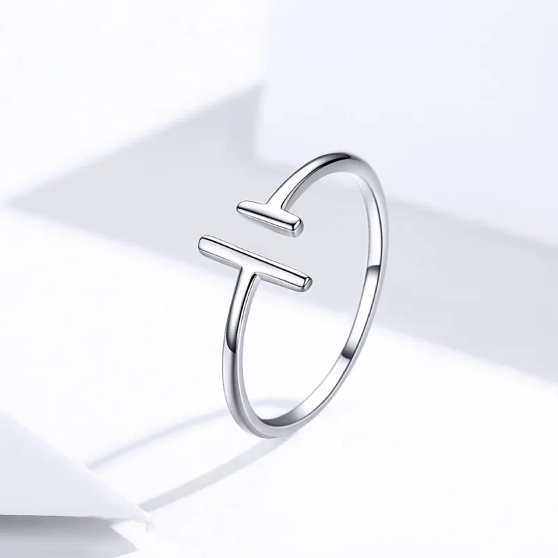 (immagine per) Anello aperto tipo Pandora Linee parallele - SCR555 - Visualizza 2