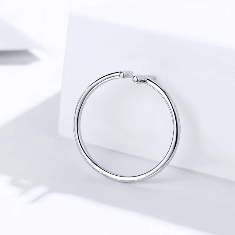 (immagine per) Anello aperto tipo Pandora Linee parallele - SCR555 - Visualizza 4