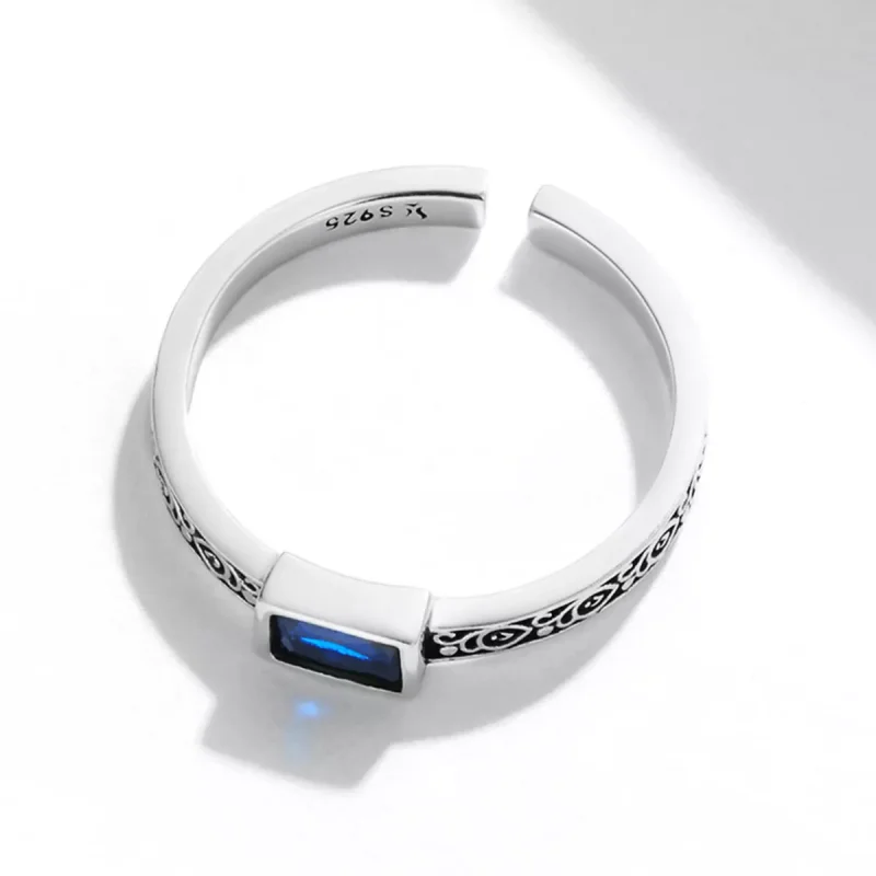 (immagine per) Anello aperto tipo Pandora Modello retrò - Zirconio - SCR768 - Visualizza 4