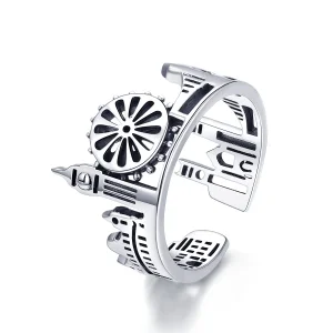 (immagine per) Anello aperto tipo Pandora Londra - SCR474