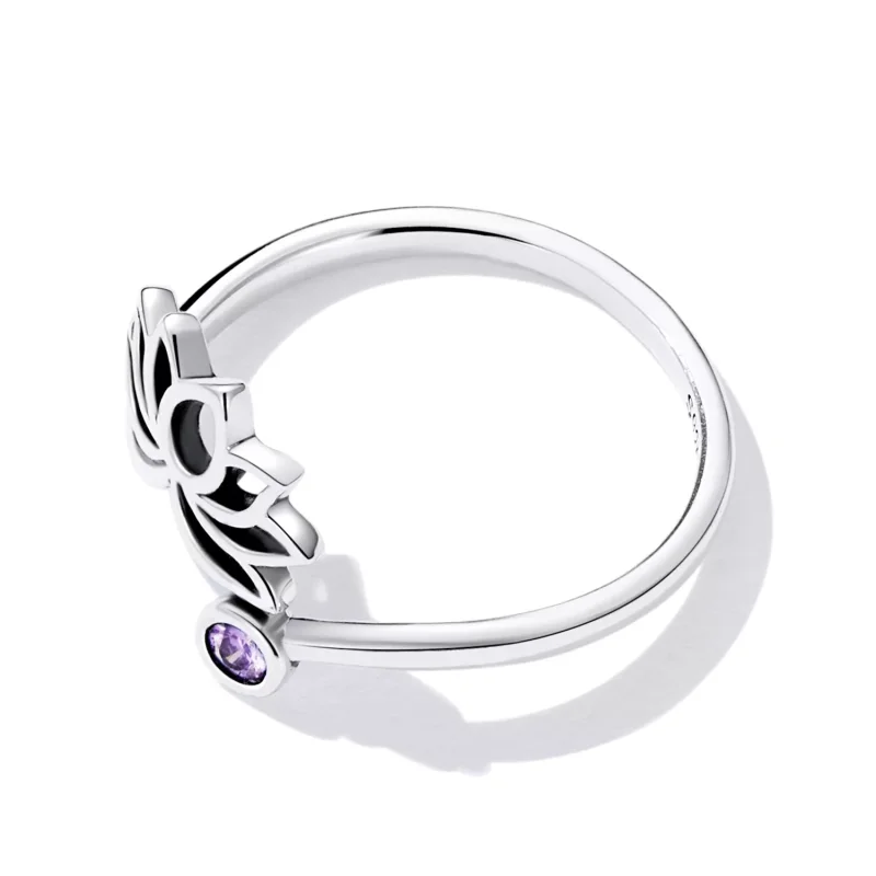 (immagine per) Anello aperto tipo Pandora Loto Semplice - SCR821 - Visualizza 4