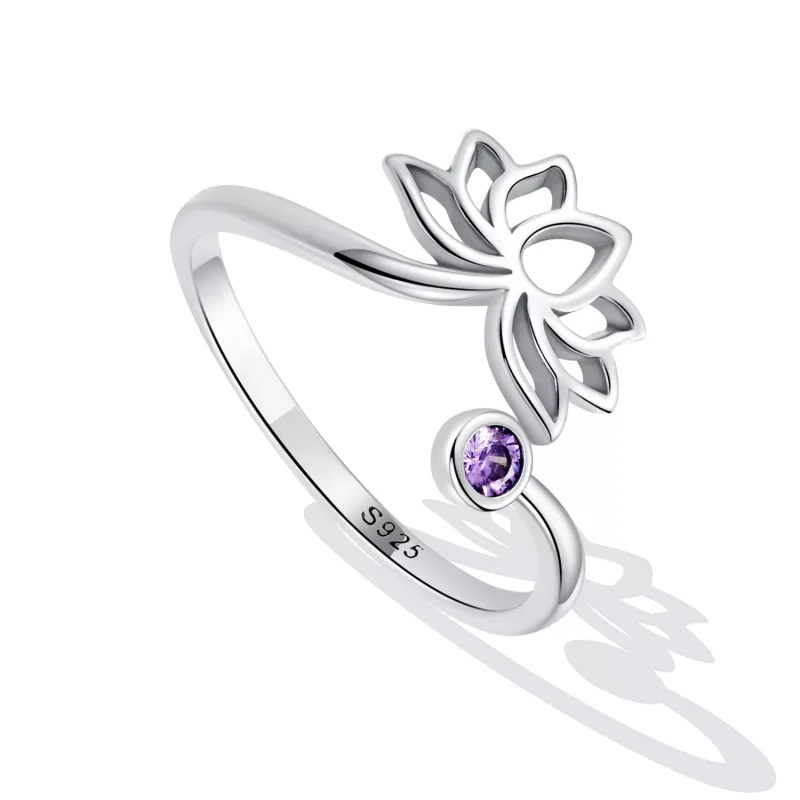 (immagine per) Anello aperto tipo Pandora Loto Semplice - SCR821 - Visualizza 5