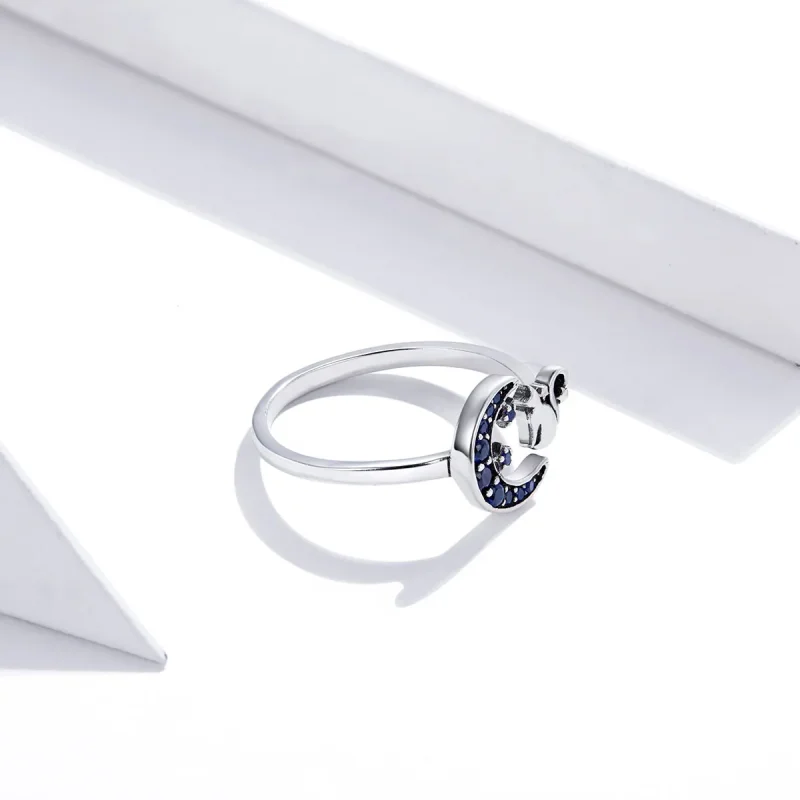 (immagine per) Anello aperto tipo Pandora Luna & Gatto - SCR677 - Visualizza 3