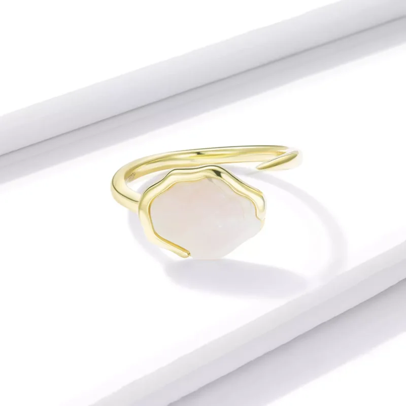 (immagine per) Anello aperto tipo Pandora Madreperla arcobaleno - BSR174 - Visualizza 4