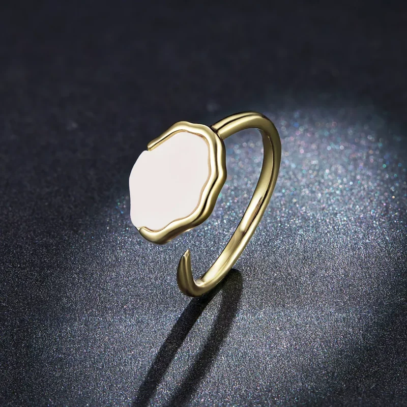 (immagine per) Anello aperto tipo Pandora Madreperla arcobaleno - BSR174 - Visualizza 5