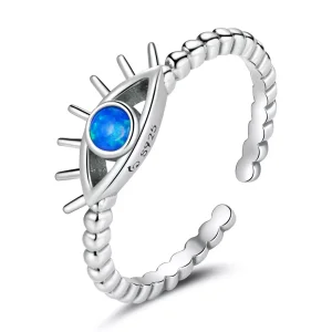 (immagine per) Anello aperto tipo Pandora Malocchio in rilievo - BSR223