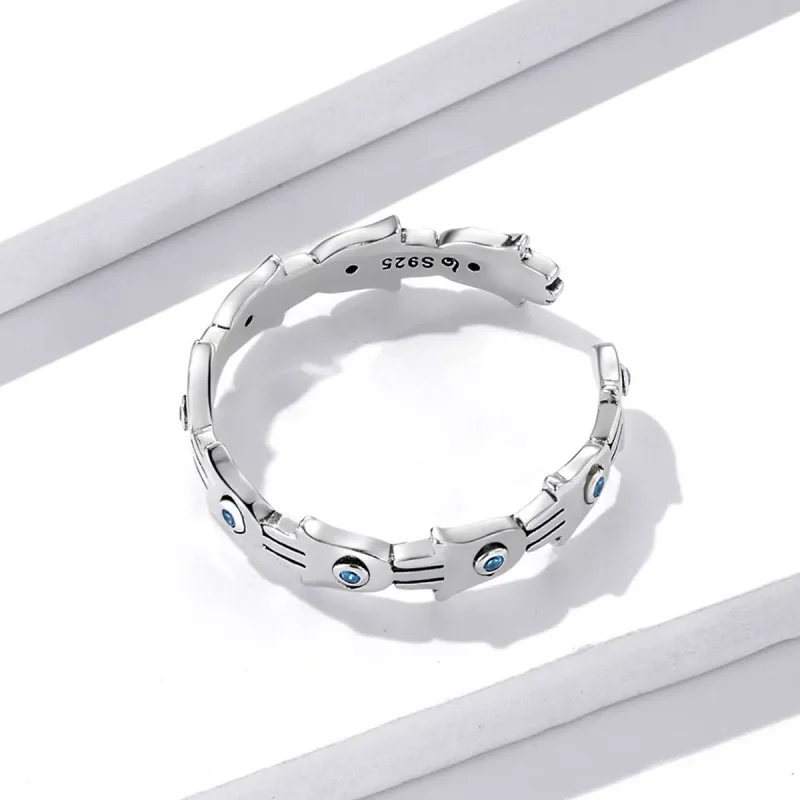 (immagine per) Anello aperto tipo Pandora Mano di Fatima - BSR237 - Visualizza 4