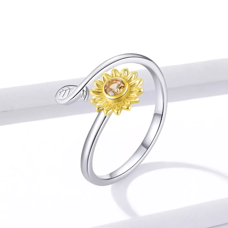 (immagine per) Anello aperto tipo Pandora Margherita fresca - BSR127 - Visualizza 2