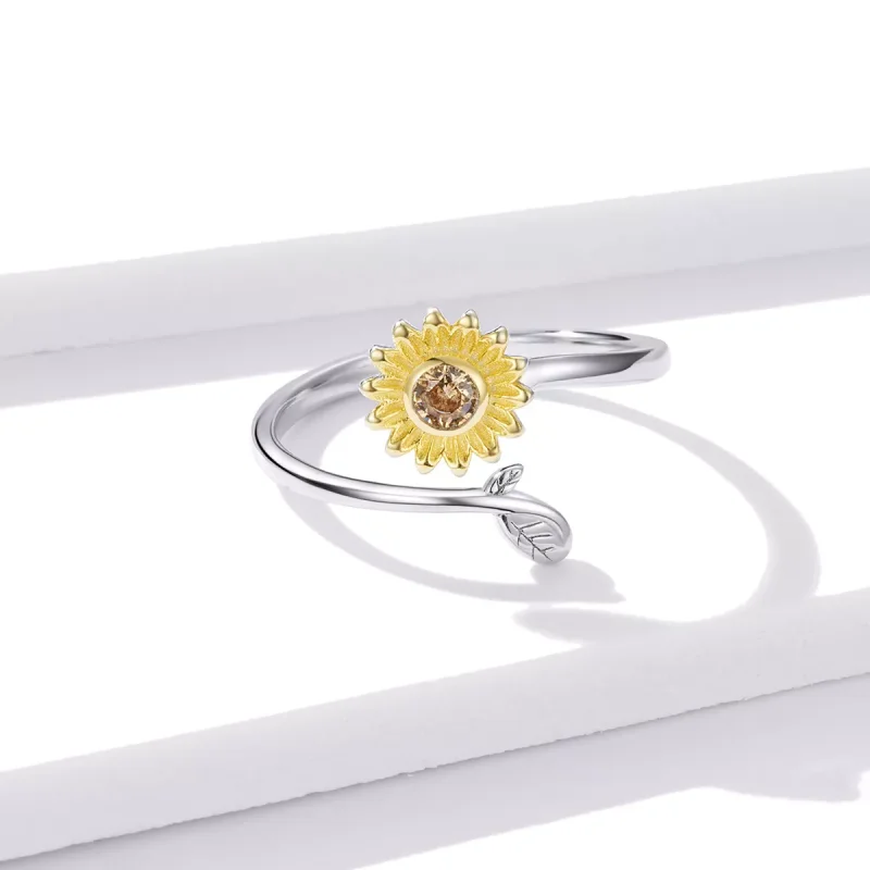 (immagine per) Anello aperto tipo Pandora Margherita fresca - BSR127 - Visualizza 3